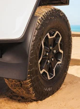 WeatherTech Front & Rear No Drill Black Mudflaps Ford Bronco (225/265/285 Width Tire Sizes) 2021-2023                                     - 110148-120151 - Image 5