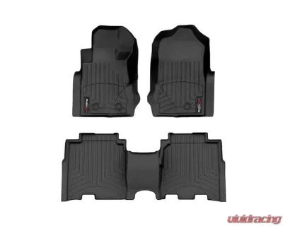 WeatherTech Black Vinyl Front Rubber Mats - 441702-1-2V