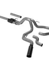 Flowmaster 3" Outlaw Dual Exit Stainless Steel Catback Exhaust System Ford F-150 2021                                     - 817981 - Image 3