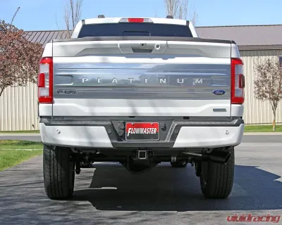 Flowmaster FlowFX 3.00-inch Single Out Side Exit Cat-Back Stainless Steel Exhaust System Ford F-150 2.7 | 3.5 | 5.0-Liter 2021-2022 - 718115