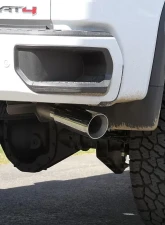 Flowmaster 3.50" to Dual 3.00" Outlaw Cat-Back Exhaust System GM Silverado | Sierra 2500HD |3500HD 6.6L Gas V8 2020-2021                                     - 818112 - Image 4