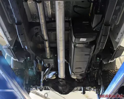 Flowmaster 3.50" to Dual 3.00" Outlaw Cat-Back Exhaust System GM Silverado | Sierra 2500HD |3500HD 6.6L Gas V8 2020-2021 - 818112