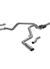 Flowmaster 3.50" to Dual 3.00" Outlaw Cat-Back Exhaust System GM Silverado | Sierra 2500HD |3500HD 6.6L Gas V8 2020-2021                                     - 818112 - Image 7