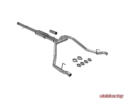 Flowmaster FlowFX 3.5 inch & 2.5 inch Stainless Steel Dual Rear Exit Catback Exhaust System GM Silverado | Sierra 1500 6.2L V8 2019-2021 - 717890