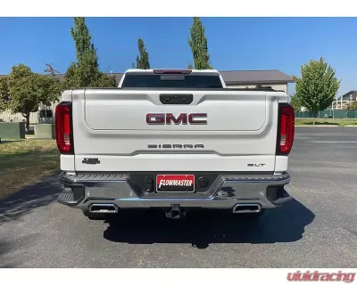 Flowmaster FlowFX 3.5 inch & 2.5 inch Stainless Steel Dual Rear Exit Catback Exhaust System GM Silverado | Sierra 1500 6.2L V8 2019-2021 - 717890