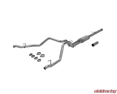 Flowmaster FlowFX 3.5 inch & 2.5 inch Stainless Steel Dual Rear Exit Catback Exhaust System GM Silverado | Sierra 1500 6.2L V8 2019-2021 - 717890