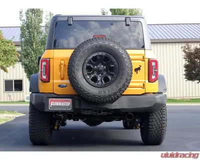 Flowmaster Dual Exit Stainless Steel Outlaw Cat-Back Exhaust System Ford Bronco 2021-2025 - 818144