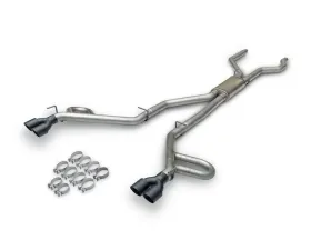 Flowmaster FlowFX Stainless Steel Catback Dual Rear Exit Exhaust System w/ Black Tips Ford Explorer | Lincoln Aviator 2020-2023