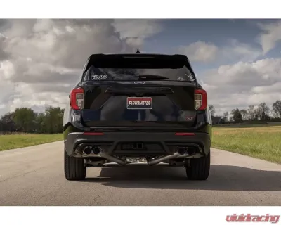 Flowmaster FlowFX Stainless Steel Catback Dual Rear Exit Exhaust System w/ Black Tips Ford Explorer | Lincoln Aviator 2020-2023 - 717999