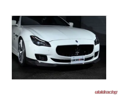Leap Design Carbon Fiber Front Half Spoiler Maserati Quattroporte 2014-2016 - LPD-FH-CF-QTPTE