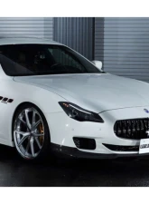 Leap Design Carbon Fiber Front Half Spoiler Maserati Quattroporte 2014-2016                                     - LPD-FH-CF-QTPTE - Image 2
