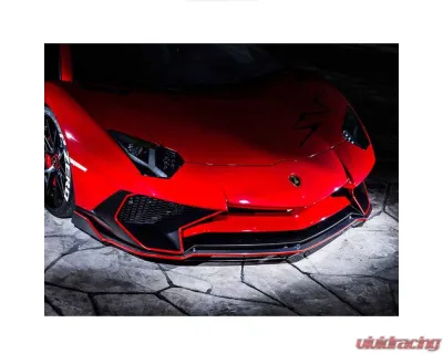 Leap Design Carbon Fiber Front Spoiler Lamborghini Aventador LP750-4SV 2015-2017 - LPD-FS-CF-LP750
