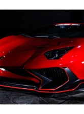 Leap Design Carbon Fiber Front Spoiler Lamborghini Aventador LP750-4SV 2015-2017                                     - LPD-FS-CF-LP750 - Image 2
