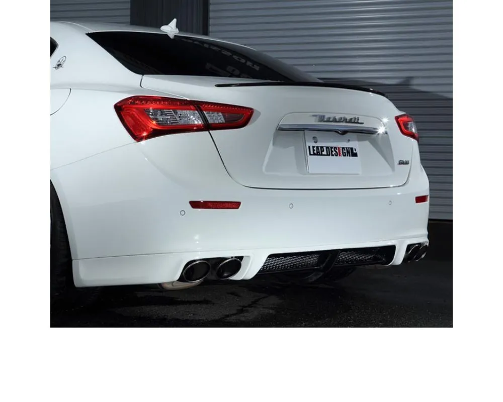 Leap Design CFRP | FRP Rear Spoiler Mesarati Ghibli - LPD-RS-CFRP-GBLI