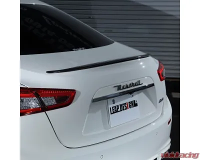 Leap Design CFRP Rear Trunk Spoiler Mesarati Ghibli - LPD-RT-CF-GBLI