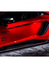Leap Design Carbon Fiber Side Skirt Lamborghini Aventador LP750-4SV 2015-2017                                     - LPD-SS-CF-LP750 - Image 2
