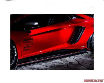 Leap Design Carbon Fiber Side Skirt Lamborghini Aventador LP750-4SV 2015-2017 - LPD-SS-CF-LP750