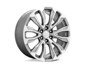 Performance Replicas PR211 Wheel 24x10 6x5.5 31mm Silver Machined Face