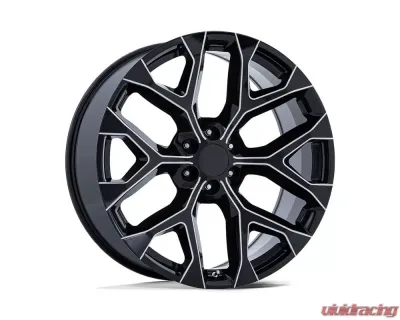 OE Creations PR177 Wheel 26x10 6x139.7 24mm Gloss Black Milled - 177M-2615824