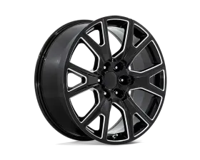 Performance Replicas PR199 Wheel 22x9 6x5.5 28mm Gloss Black Milled