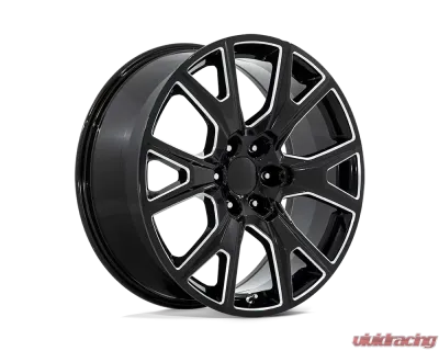 Performance Replicas PR199 Wheel 22x9 6x5.5 28mm Gloss Black Milled - 199M-2295828