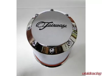 Fairway Alloys Silver Push Through Style Cap - FA-9903