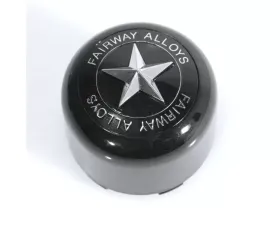 Fairway Alloys Gloss Black Pop-In Style Star Cap