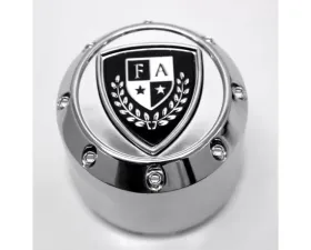Fairway Alloys Chrome Pop-In Style Crest Cap