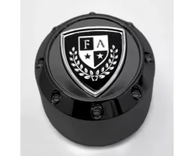 Fairway Alloys Gloss Black Pop-In Style Crest Cap