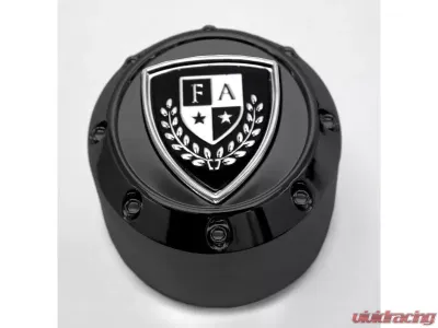 Fairway Alloys Gloss Black Pop-In Style Crest Cap - FA-9910
