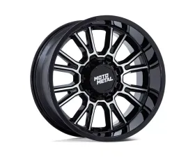 Moto Metal MO810 Legacy Wheel 17x9 8x165.1 20mm Gloss Black Machined