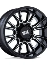 Moto Metal MO810 Legacy Wheel 20x9 5x150 | 5x139.7 | 5x5.5 1mm Gloss Black Machined                                     - MO810BD20908601 - Image 3