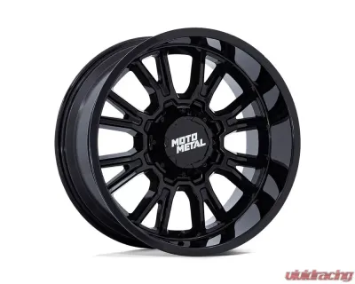Moto Metal MO810 Legacy Wheel 17x9 5x127/5x139.7 1mm Gloss Black - MO810BX17903501