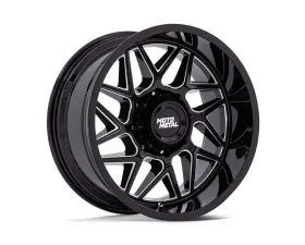 Moto Metal MO812 Turbine Wheel 20x10 5x127 -18mm Gloss Black Milled