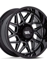 Moto Metal MO812 Turbine Wheel 20x9 5x127 20mm Gloss Black Milled                                     - MO812BE20905020 - Image 3