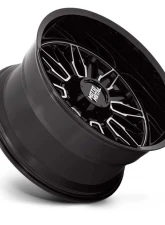 Moto Metal MO809 Stinger Wheel 20x10 5x5.0/5.5 -18mm Gloss Black Machined                                     - MO809BD20103518N - Image 3