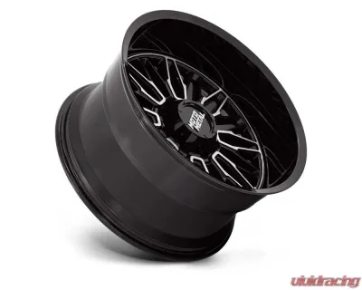 Moto Metal MO809 Stinger Wheel 20x10 5x5.0/5.5 -18mm Gloss Black Machined - MO809BD20103518N