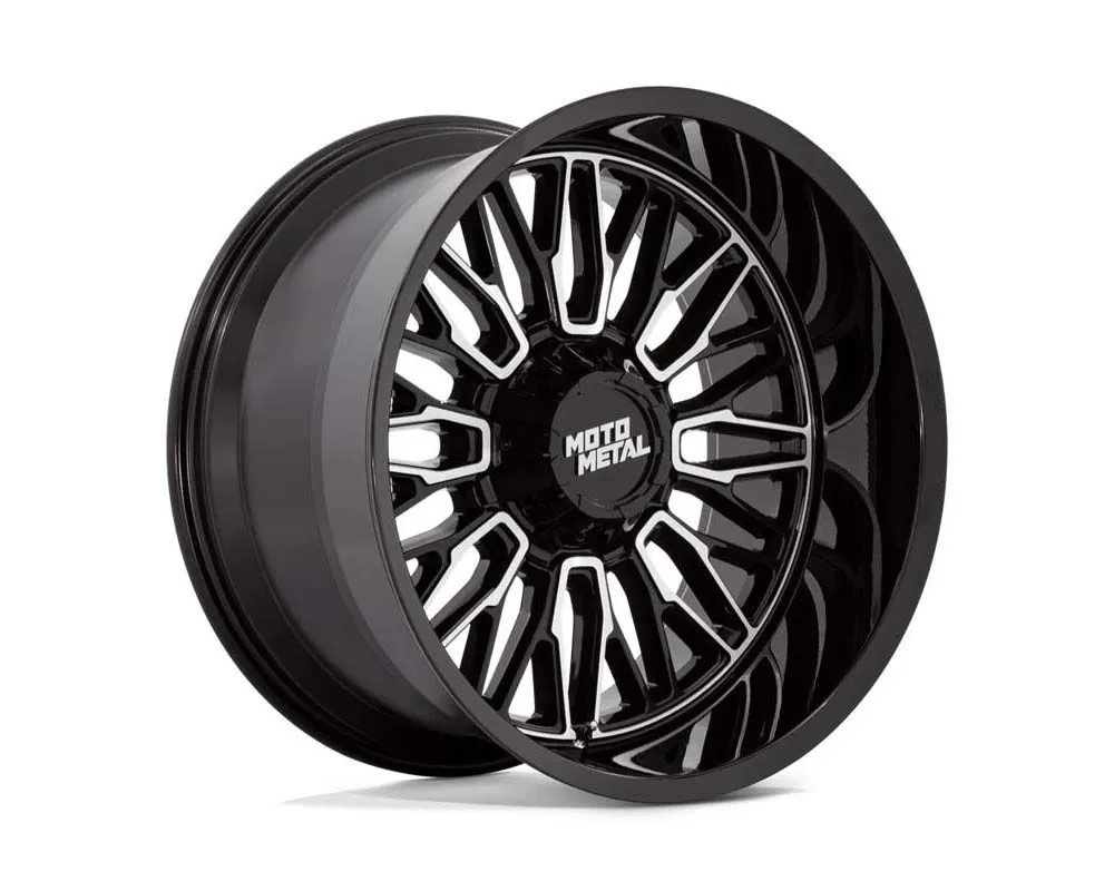 Moto Metal MO809 Stinger Wheel 20x10 6x135/5.5 -18mm Gloss Black Machined - MO809BD20106718N