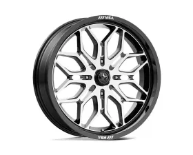 MSA Offroad Wheels M47 Sniper Wheel 18x7 4x110 10mm Gloss Black Machined