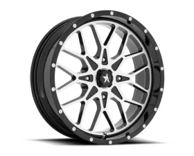 MSA Offroad Wheels M45 Portal Wheel 14x7 4x110 10mm Gloss Black Machined