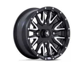 MSA Offroad M49 Creed Wheel 14x7 4x110 10mm Matte Black Machined