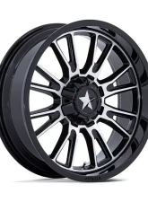 MSA Offroad M51 Thunderlip Wheel 14x7 4x137/4x156 10mm Gloss Black Machined                                     - MA051BD14704A10 - Image 3