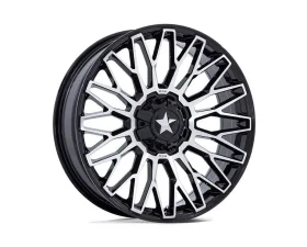 MSA Offroad Wheels M50 Clubber Wheel 15x7 5x114.3 10 Gloss Black Machined