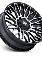 MSA Offroad Wheels M50 Clubber Wheel 15x7 5x114.3 10 Gloss Black Machined                                     - MA050BD15701210 - Image 2