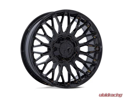 MSA Offroad Wheels M50 Clubber Wheel 15x7 5x114.3 10 Gloss Black - MA050BX15701210