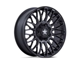 MSA Offroad Wheels M50 Clubber Wheel 15x7 5x114.3 10 Matte Black Ddt