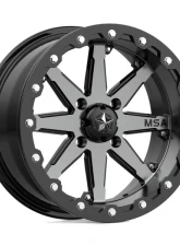 MSA Offroad M21 Lok Beadlock Wheel 14x7 4x156 0mm Gunmetal Black                                     - MA-2104756 - Image 3