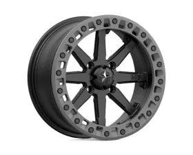 MSA Offroad M31 Lok2 Beadlock Wheel 14x7 4x110 0mm Black Grey Ring