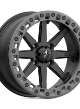 MSA Offroad M31 Lok2 Beadlock Wheel 15x7 4x110 0mm Black Grey Ring                                     - MA-3105710 - Image 3
