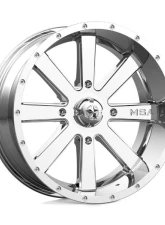 MSA Offroad M34 Flash Wheel 24x7 4x156 0mm Chrome                                     - MA-34024756C - Image 3